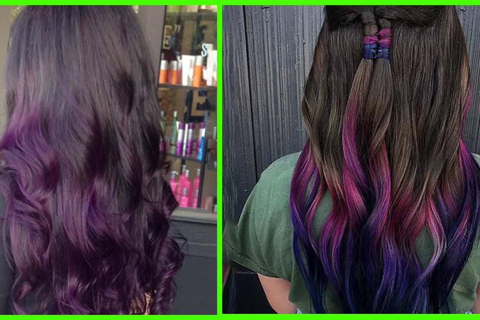 20 Breathtaking Purple Ombre Hair Colour Concepts