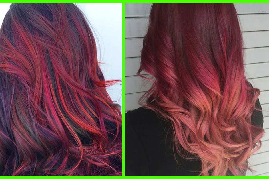 20 Radical Styling Concepts For Your Crimson Ombre Hair