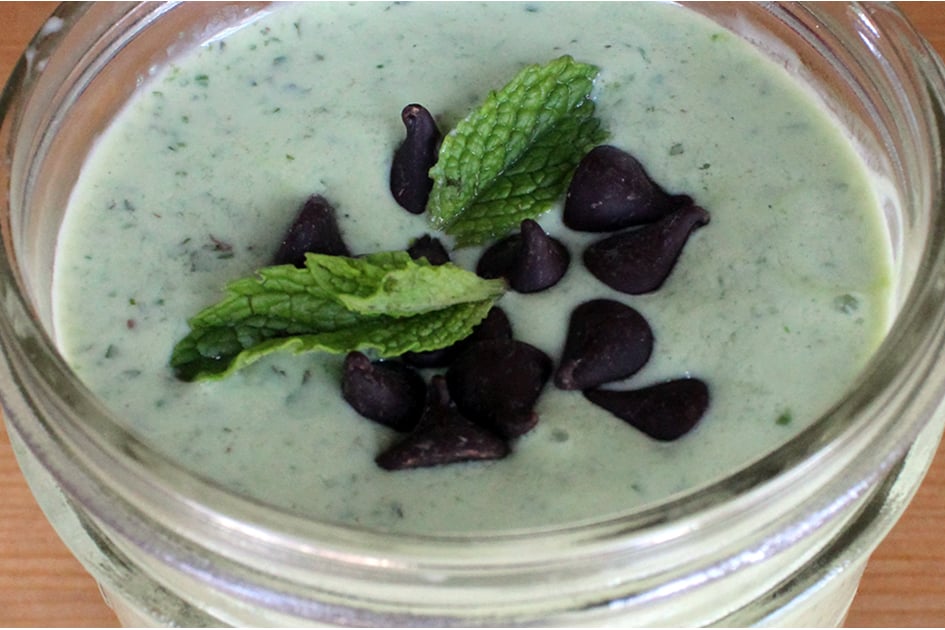 A Protein-Wealthy, Movie star-Authorized Mint Chip Smoothie