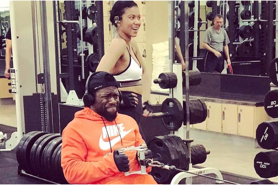 Kevin Hart Displaying Off within the Fitness center Is the Hilarious Battle All Health {Couples} Can Relate To