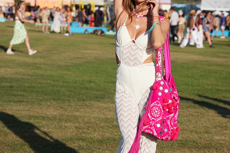 Alessandra Ambrosio is Boho Glam in PatBo Collaboration at Coachella 2022